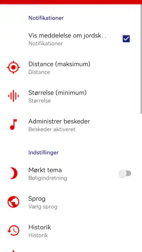 Jordskælv screenshot