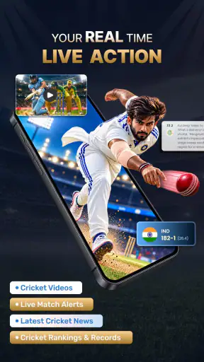 Just Cricket: Fast Live Score screenshot