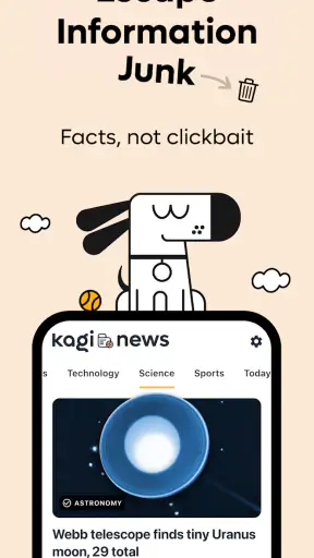 Kagi News screenshot