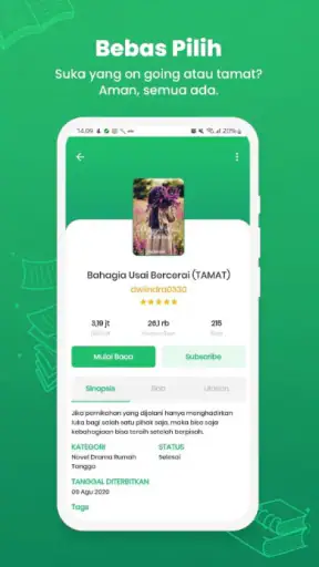 KBM App - Baca Novel dan Buku screenshot