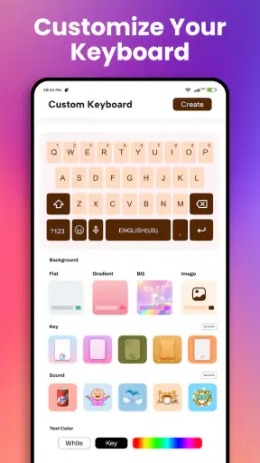 Keyboard Themes - Fonts, Emoji screenshot