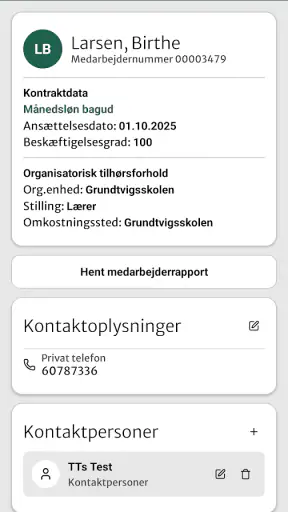 KMD Opus Medarbejder screenshot