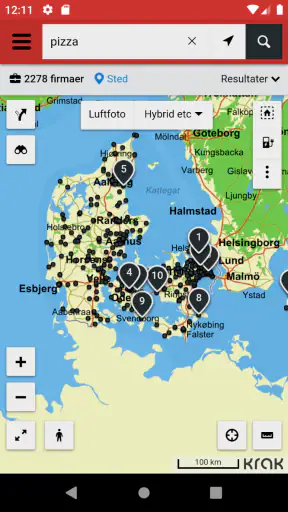 Krak - Søg • Opdag • Del screenshot