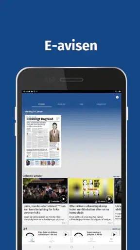 Kristeligt Dagblad e-avis screenshot
