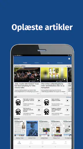 Kristeligt Dagblad e-avis screenshot