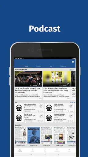 Kristeligt Dagblad e-avis screenshot