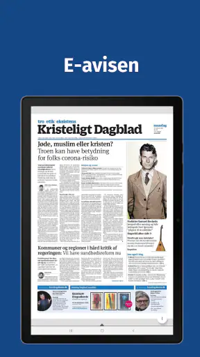 Kristeligt Dagblad e-avis screenshot
