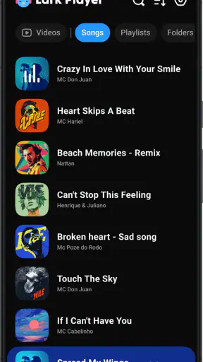 Lark Player:Musikafspiller MP3 screenshot