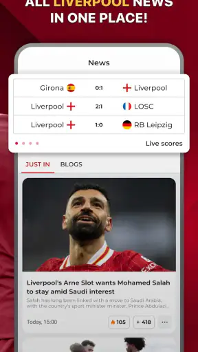 LFC Live: for Liverpool fans screenshot