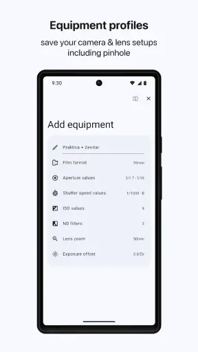 Light Meter & Logbook screenshot