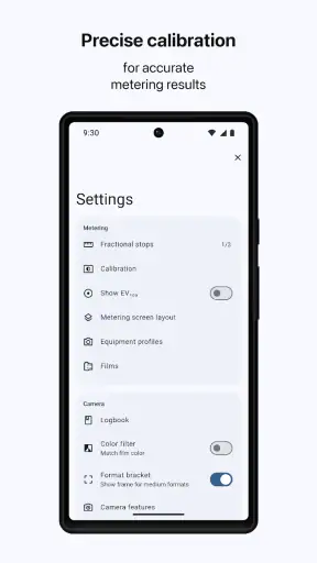 Light Meter & Logbook screenshot
