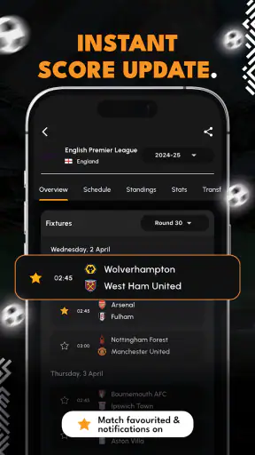 Live Soccer Scores - IGScore screenshot