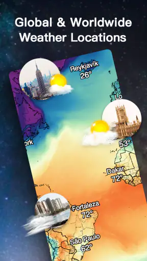 Live vejrudsigt screenshot