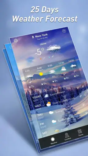 Lokalt vejr - vejr widget screenshot