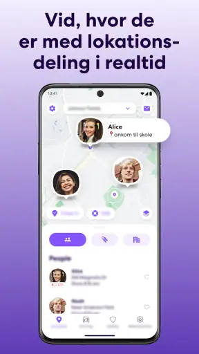 Lokationsdeling med Life360 screenshot
