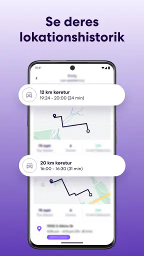Lokationsdeling med Life360 screenshot