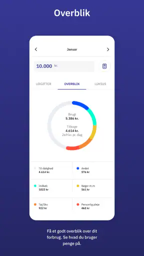 Lommebudget - styr på pengene screenshot