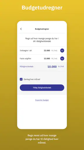 Lommebudget - styr på pengene screenshot