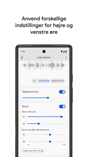 Lydforstærker screenshot