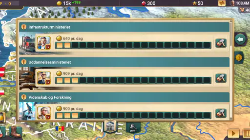 MA 3 – Præsident simulator screenshot
