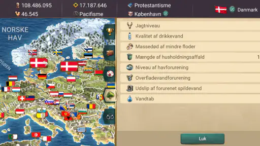 MA 3 – Præsident simulator screenshot