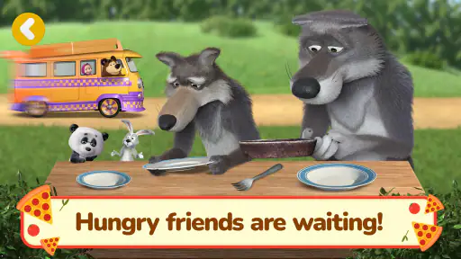 Masha og Bjørnen: Pizza screenshot