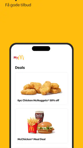 McDonald's Danmark screenshot
