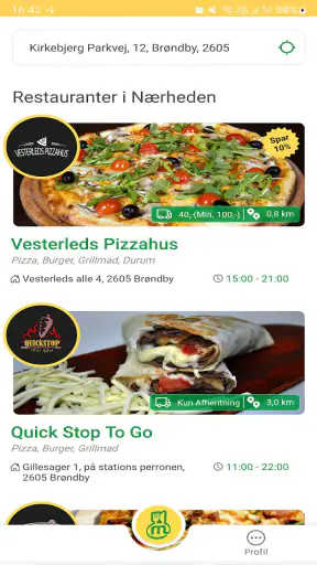 Meal4U DK screenshot