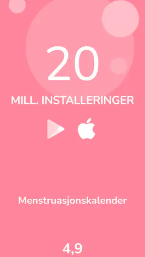 Menstruasjonskalender screenshot