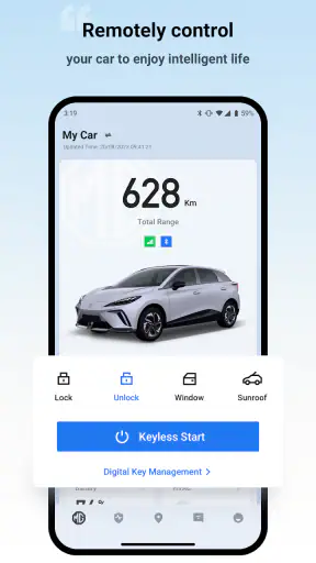 MG i-SMART screenshot
