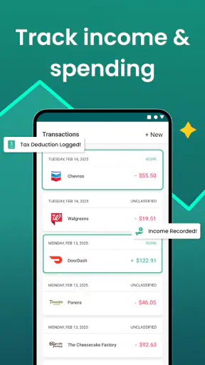 Mileage Tracker Log: Everlance screenshot