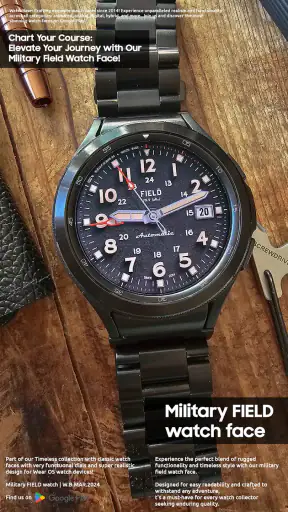 Military FIELD watch face screenshot
