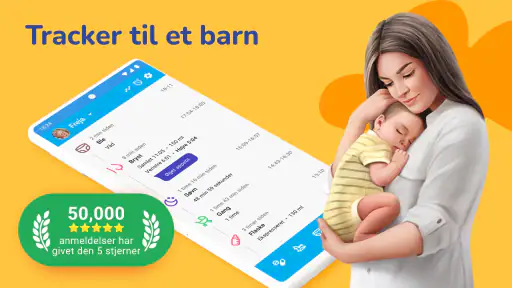 Min baby tracker. Amme app screenshot