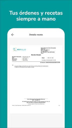 MiRedSalud screenshot