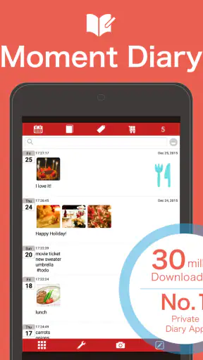 Moment Diary screenshot