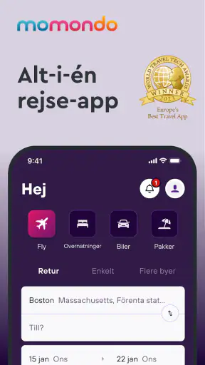 momondo: Fly, Hotel, Billeje screenshot
