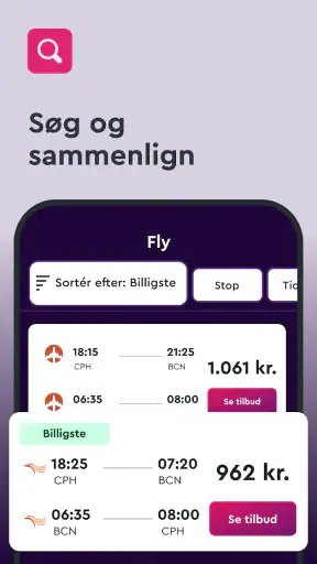 momondo: Fly, Hotel, Billeje screenshot