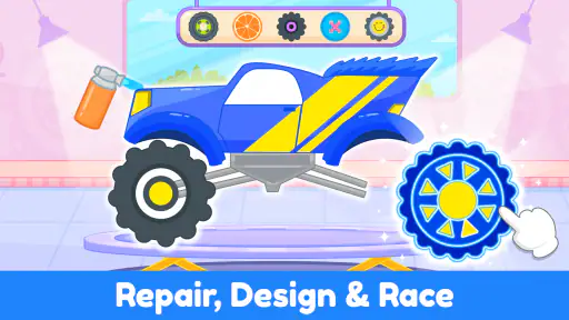 Monster Truck Kids Car Games screenshot
