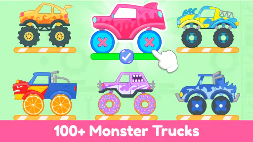 Monster Truck Kids Car Games screenshot