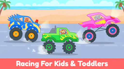 Monster Truck Kids Car Games screenshot