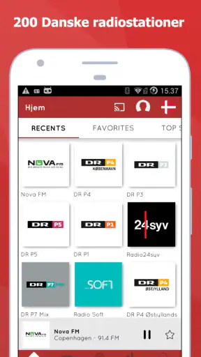 myTuner Radio Danmark DAB screenshot