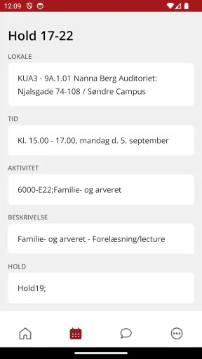 myUCPH screenshot
