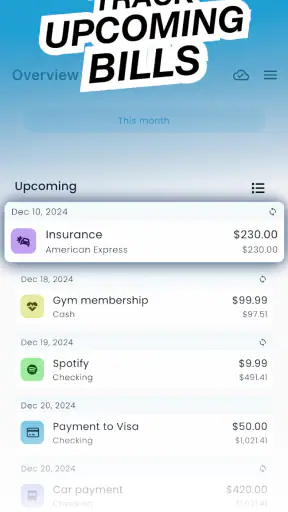 NEKO: Budget & Bill Tracker screenshot