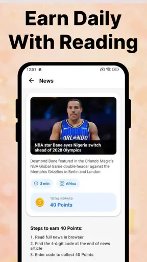 NewsCash: Read to Earn Money screenshot