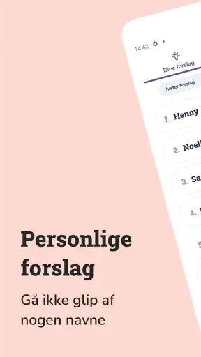 Norbert Børnenavne screenshot