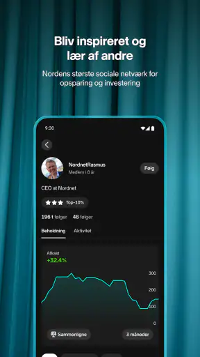 Nordnet: Aktier og fonde screenshot