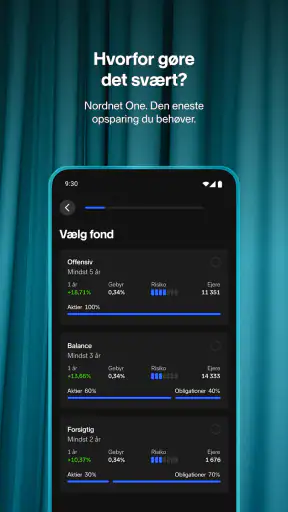 Nordnet: Aktier og fonde screenshot