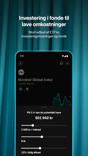 Nordnet: Aktier og fonde screenshot