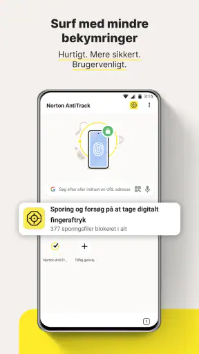Norton AntiTrack screenshot
