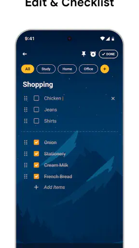 Noter: Notesblok Notesbog screenshot